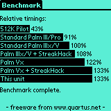 Overclock benchmark results