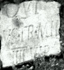 Frammento d'epigrafe murata